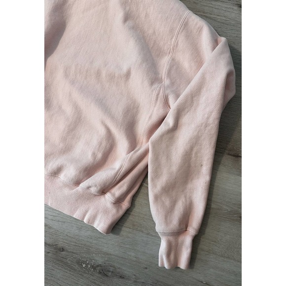 Champion Reverse weave hoodie, logo C primer pink unisex Small - Picture 4 of 7